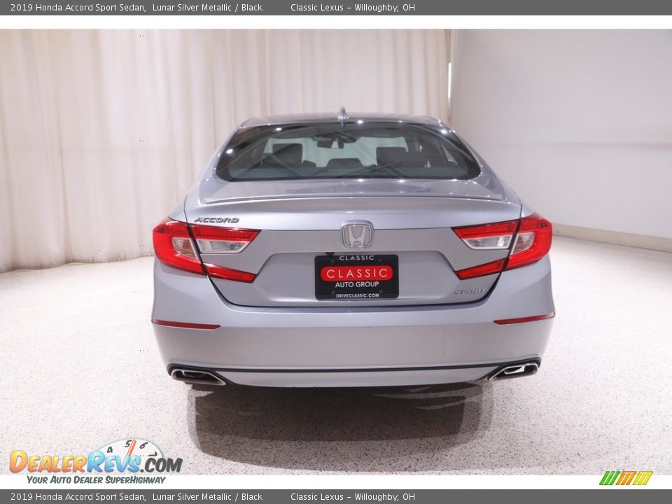 2019 Honda Accord Sport Sedan Lunar Silver Metallic / Black Photo #19