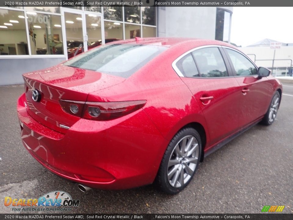 2020 Mazda MAZDA3 Preferred Sedan AWD Soul Red Crystal Metallic / Black Photo #2