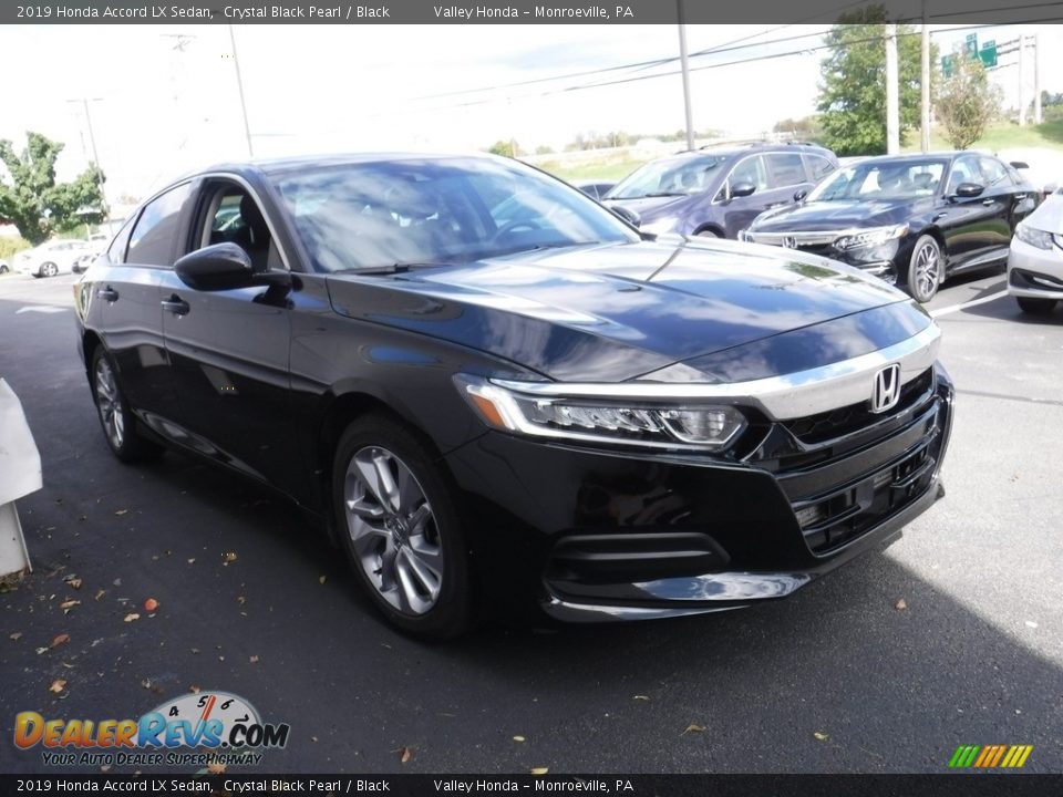 2019 Honda Accord LX Sedan Crystal Black Pearl / Black Photo #5