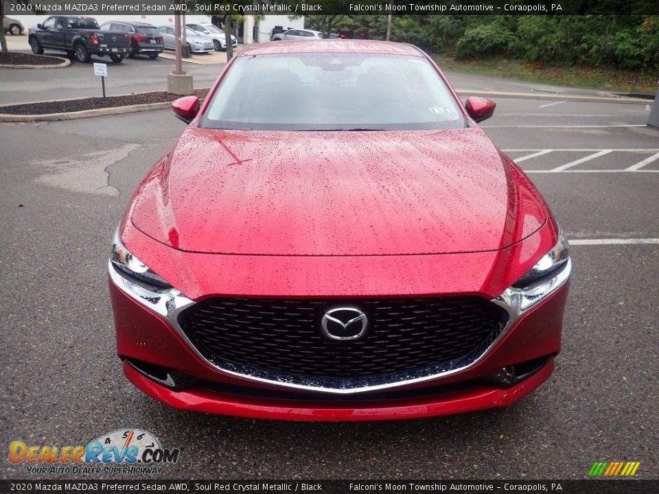 2020 Mazda MAZDA3 Preferred Sedan AWD Soul Red Crystal Metallic / Black Photo #7