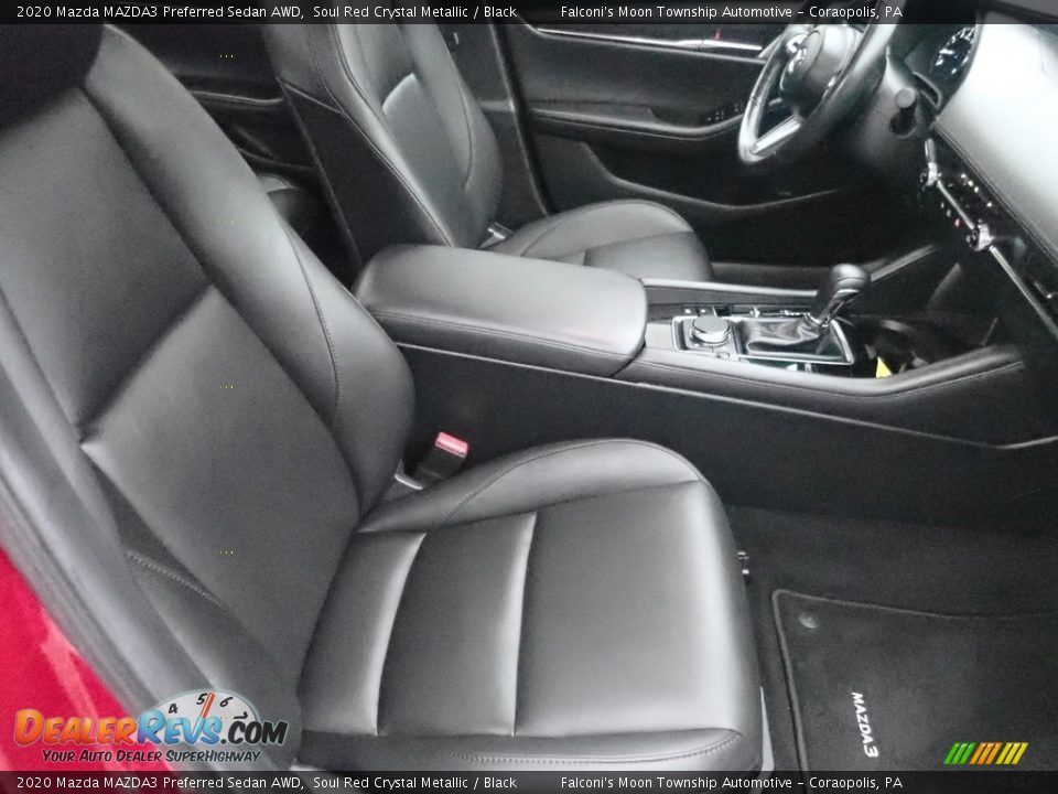 2020 Mazda MAZDA3 Preferred Sedan AWD Soul Red Crystal Metallic / Black Photo #10