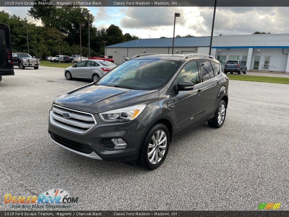 2018 Ford Escape Titanium Magnetic / Charcoal Black Photo #1