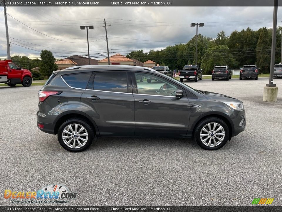 2018 Ford Escape Titanium Magnetic / Charcoal Black Photo #4