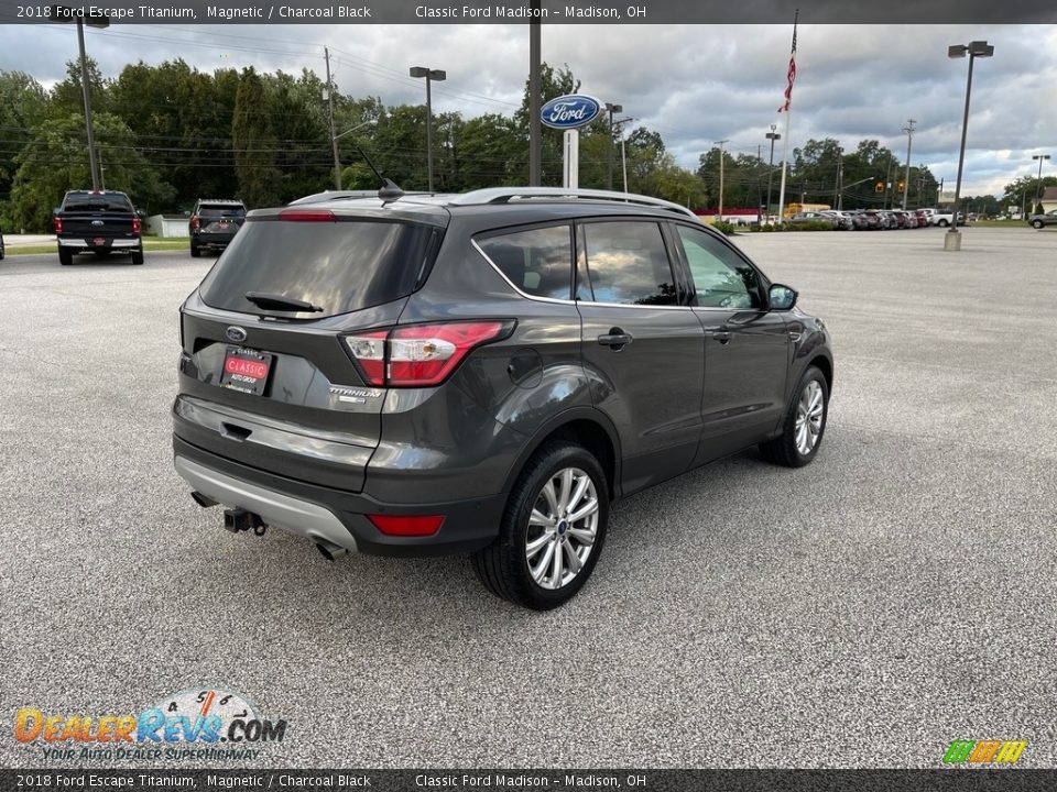 2018 Ford Escape Titanium Magnetic / Charcoal Black Photo #5