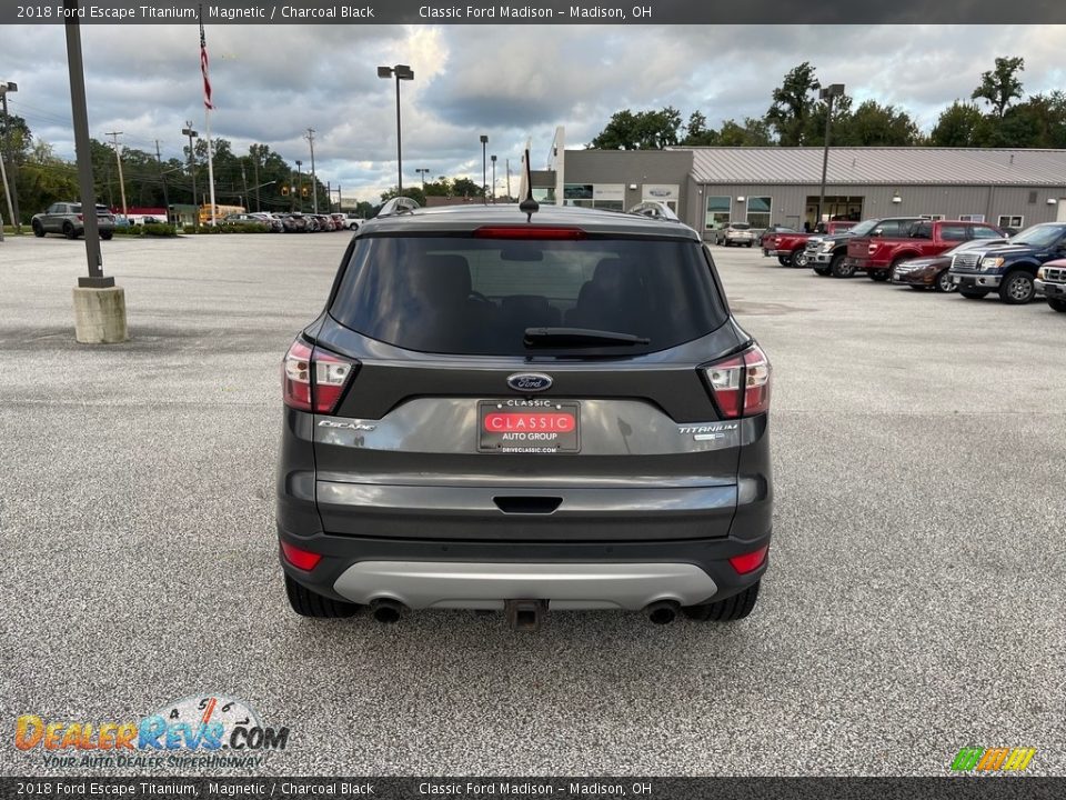 2018 Ford Escape Titanium Magnetic / Charcoal Black Photo #6