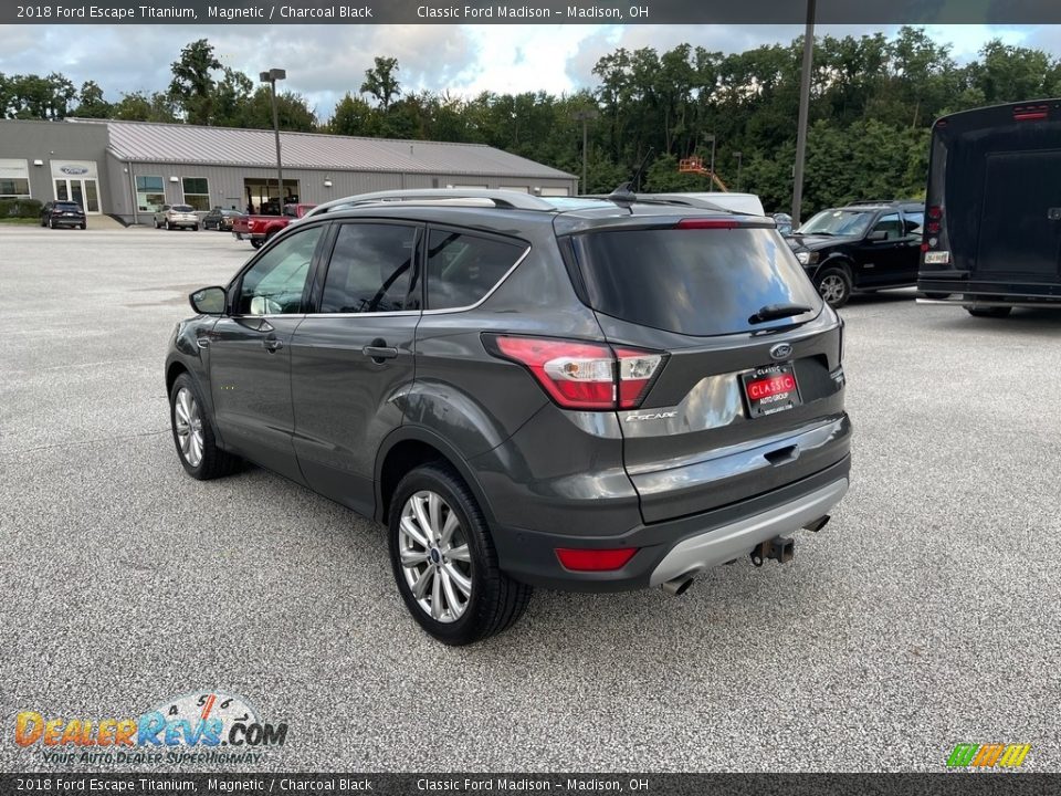 2018 Ford Escape Titanium Magnetic / Charcoal Black Photo #7