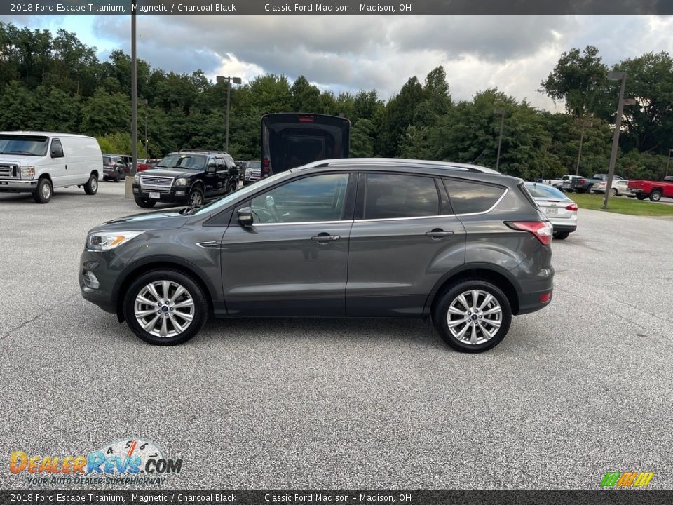 2018 Ford Escape Titanium Magnetic / Charcoal Black Photo #8