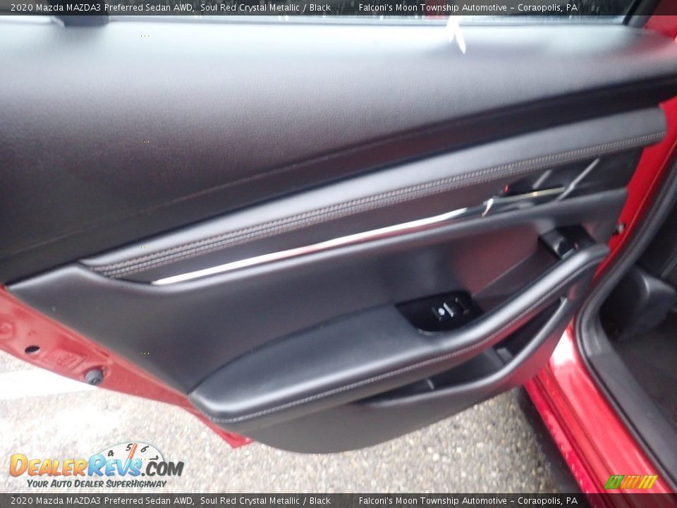2020 Mazda MAZDA3 Preferred Sedan AWD Soul Red Crystal Metallic / Black Photo #20