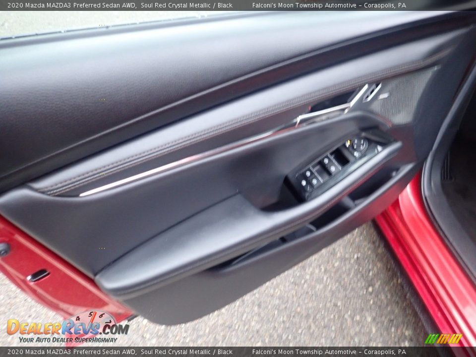 2020 Mazda MAZDA3 Preferred Sedan AWD Soul Red Crystal Metallic / Black Photo #22