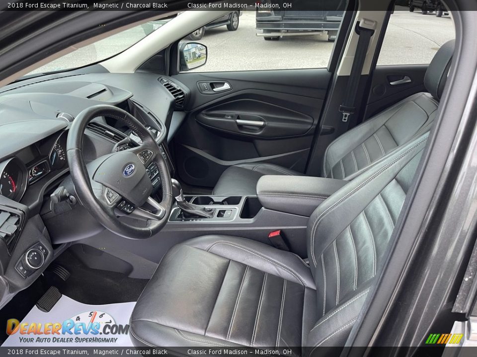 2018 Ford Escape Titanium Magnetic / Charcoal Black Photo #11