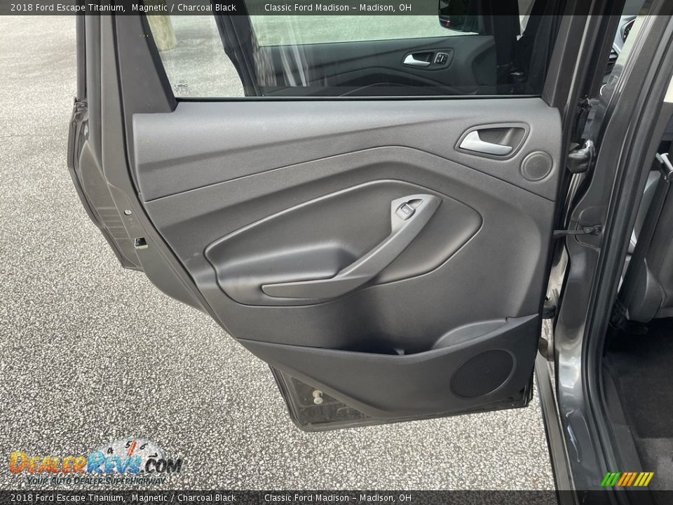 2018 Ford Escape Titanium Magnetic / Charcoal Black Photo #14