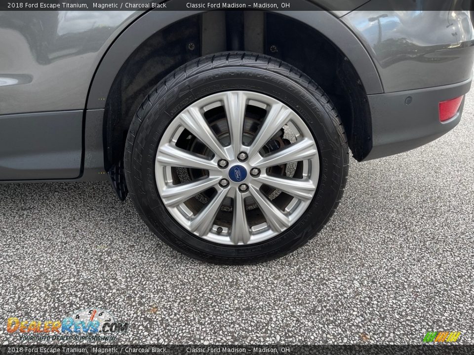 2018 Ford Escape Titanium Magnetic / Charcoal Black Photo #16