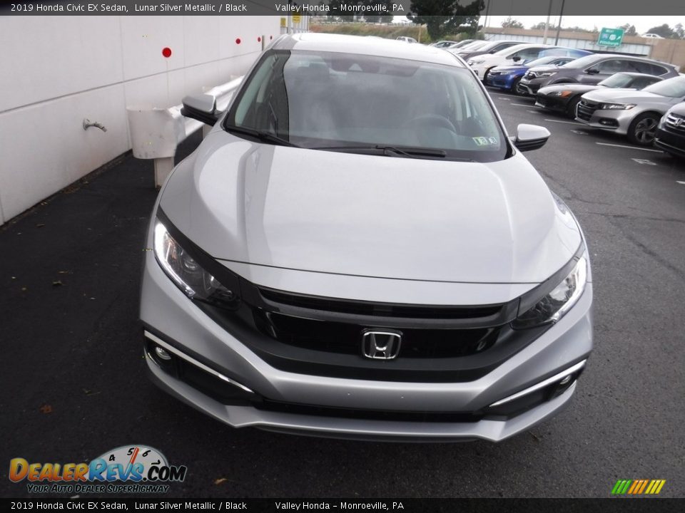 2019 Honda Civic EX Sedan Lunar Silver Metallic / Black Photo #5