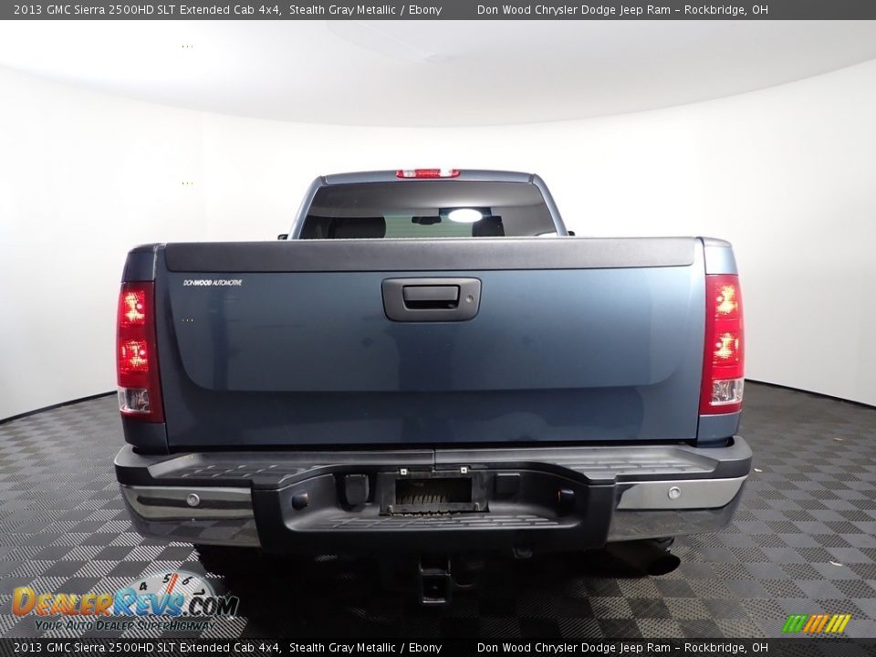 2013 GMC Sierra 2500HD SLT Extended Cab 4x4 Stealth Gray Metallic / Ebony Photo #6