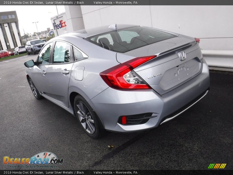 2019 Honda Civic EX Sedan Lunar Silver Metallic / Black Photo #9