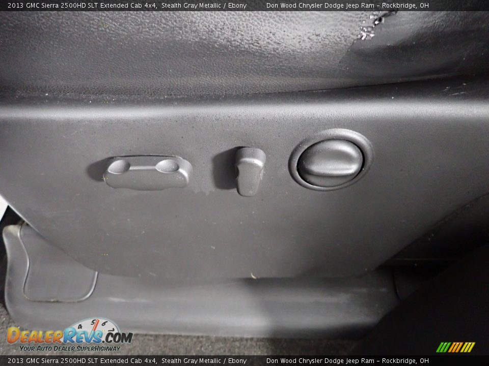 2013 GMC Sierra 2500HD SLT Extended Cab 4x4 Stealth Gray Metallic / Ebony Photo #10