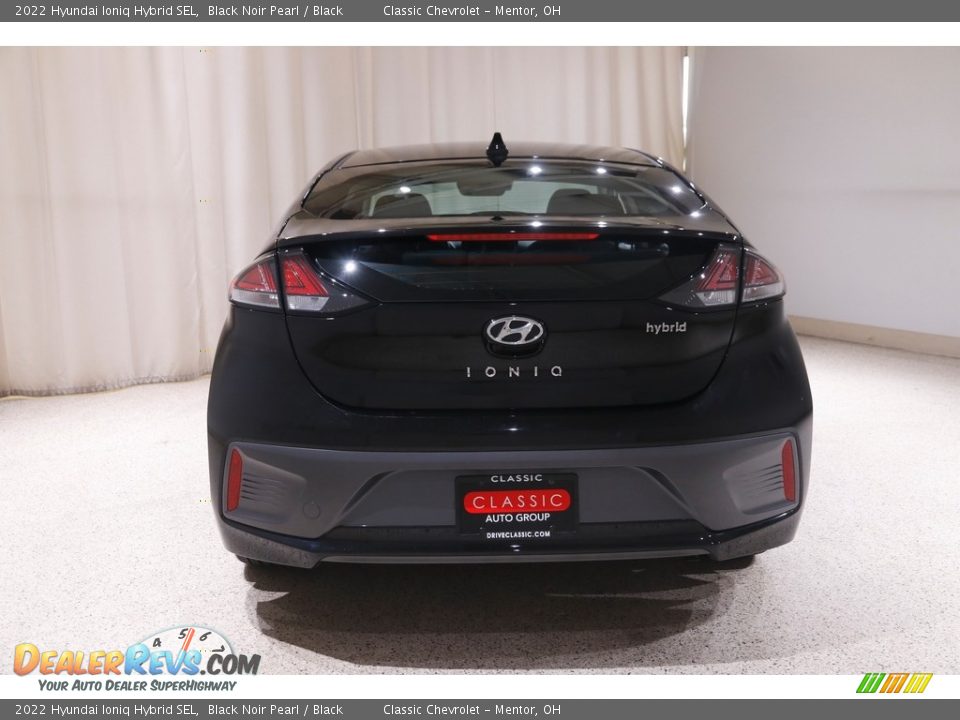 2022 Hyundai Ioniq Hybrid SEL Black Noir Pearl / Black Photo #18