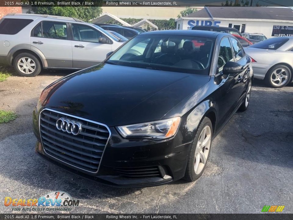 2015 Audi A3 1.8 Premium Brilliant Black / Black Photo #1