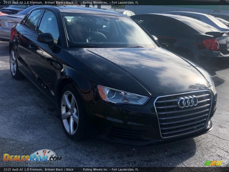 2015 Audi A3 1.8 Premium Brilliant Black / Black Photo #2