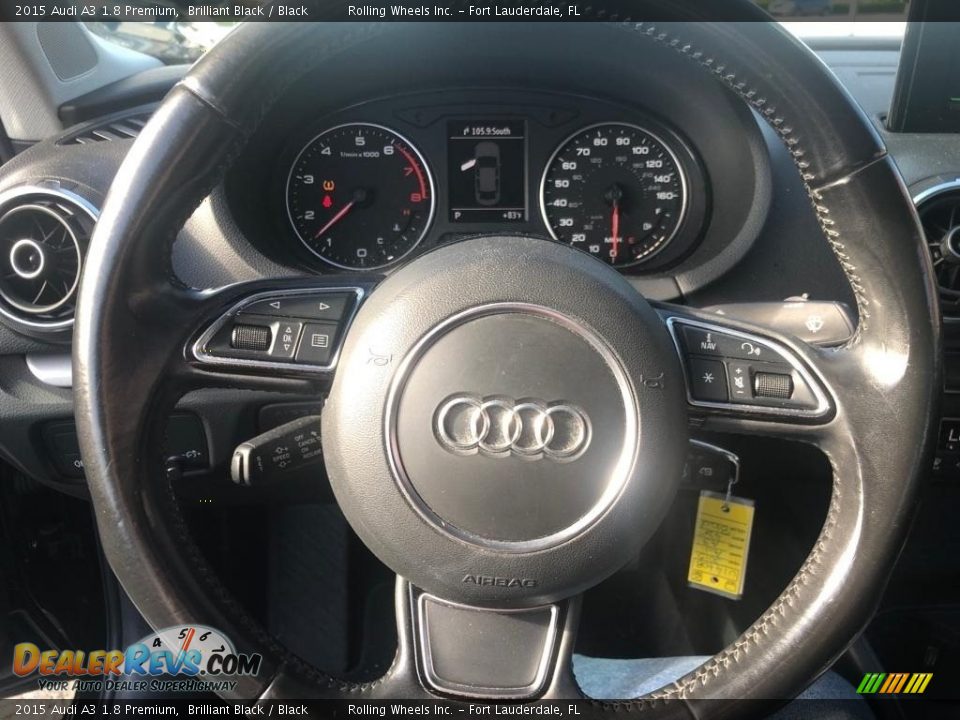 2015 Audi A3 1.8 Premium Brilliant Black / Black Photo #10