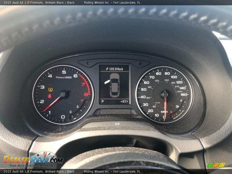 2015 Audi A3 1.8 Premium Brilliant Black / Black Photo #11