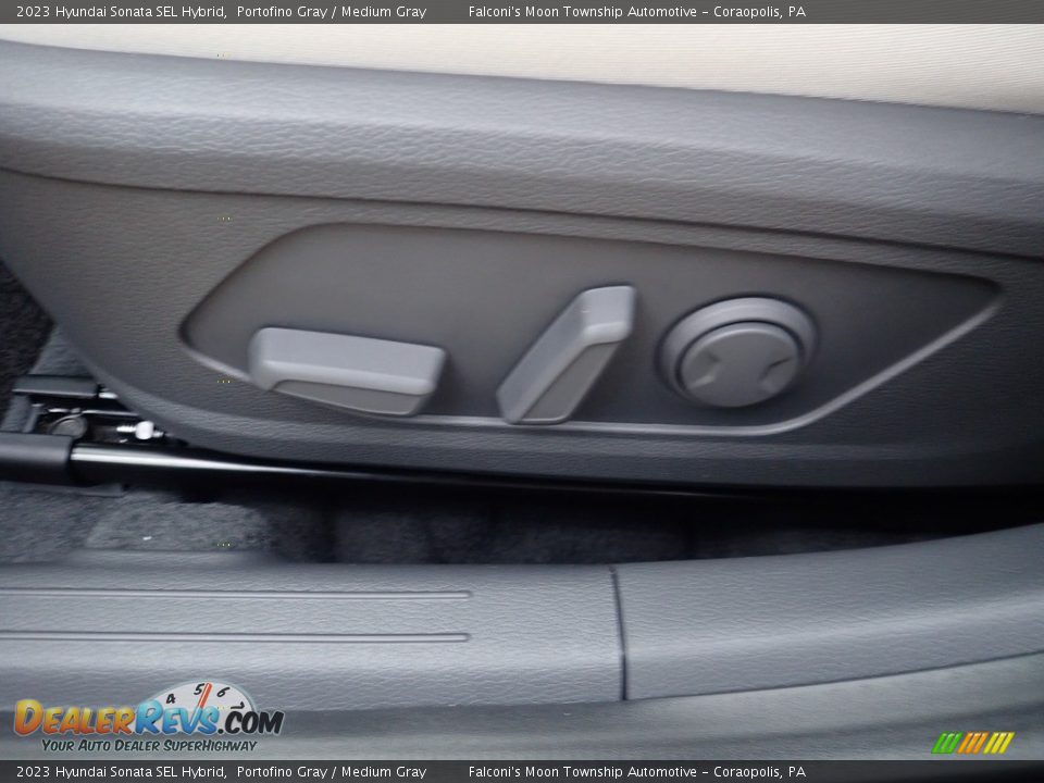 2023 Hyundai Sonata SEL Hybrid Portofino Gray / Medium Gray Photo #14