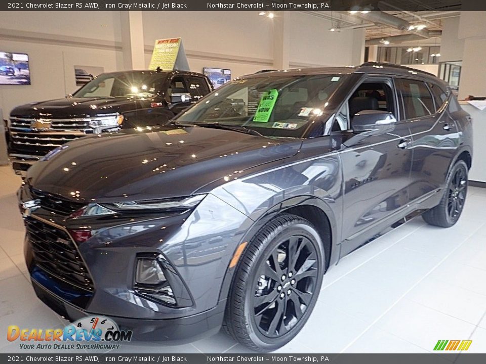 2021 Chevrolet Blazer RS AWD Iron Gray Metallic / Jet Black Photo #1