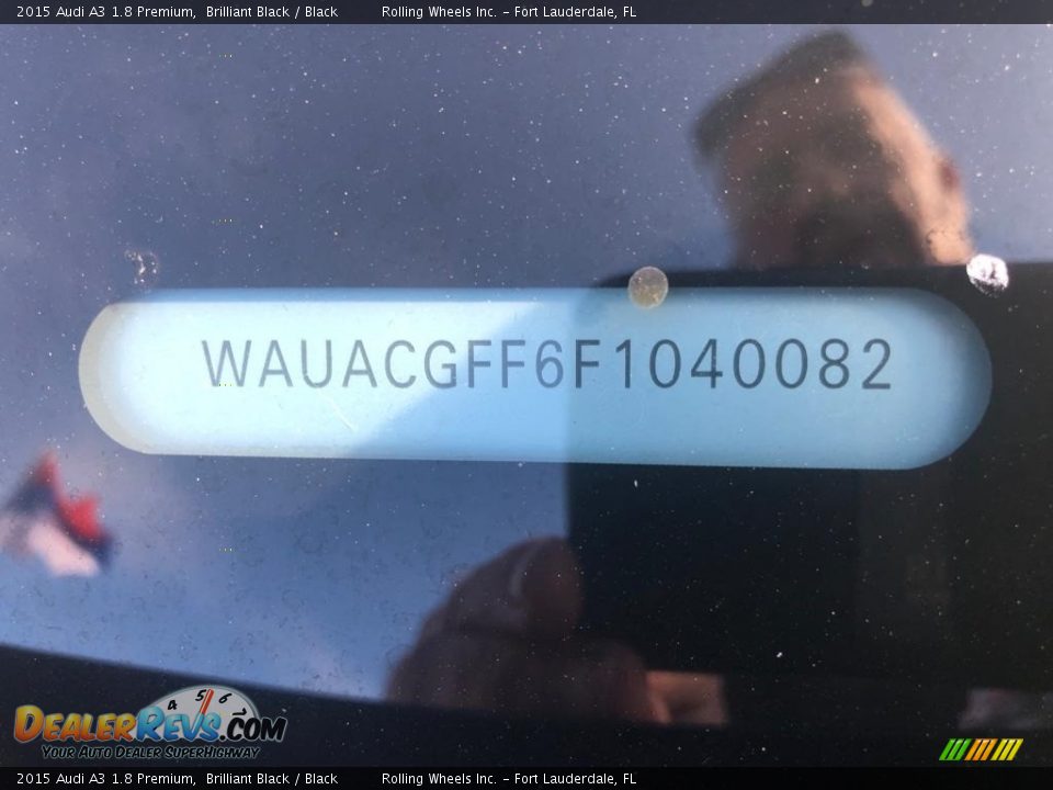 2015 Audi A3 1.8 Premium Brilliant Black / Black Photo #24