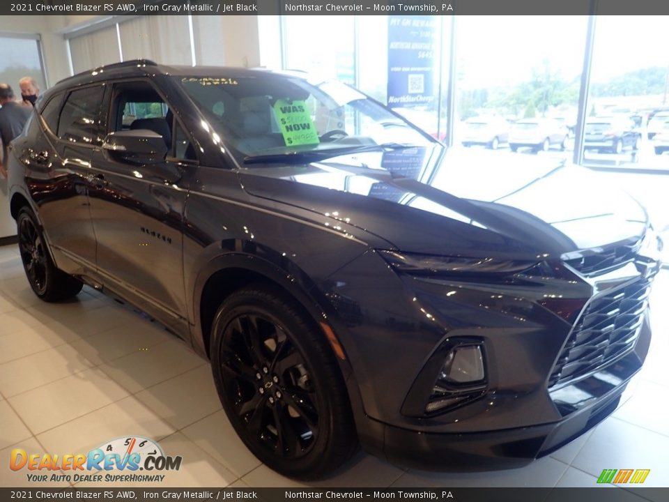 2021 Chevrolet Blazer RS AWD Iron Gray Metallic / Jet Black Photo #4