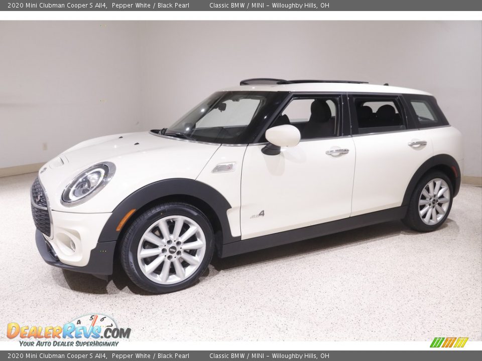 2020 Mini Clubman Cooper S All4 Pepper White / Black Pearl Photo #3