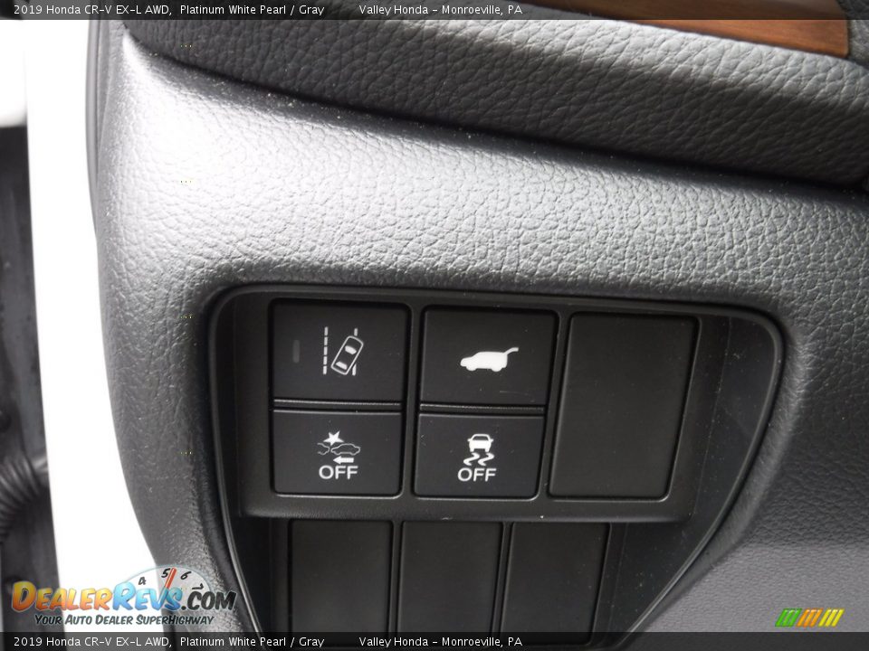 2019 Honda CR-V EX-L AWD Platinum White Pearl / Gray Photo #13