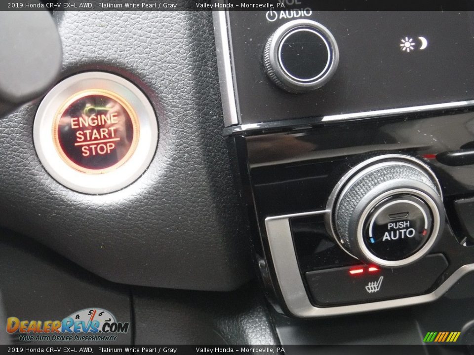 2019 Honda CR-V EX-L AWD Platinum White Pearl / Gray Photo #19
