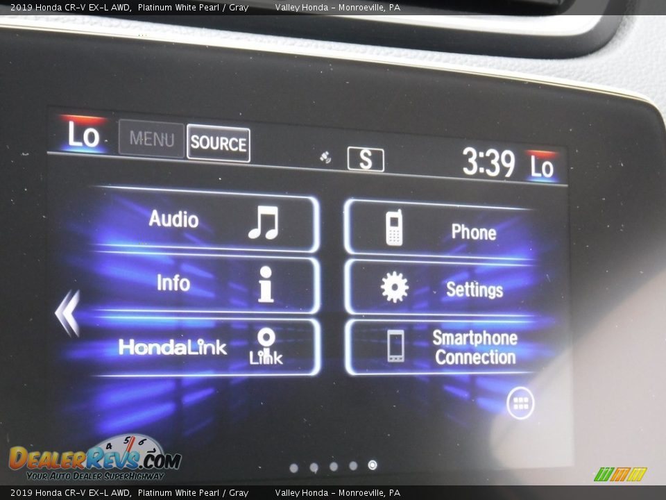 2019 Honda CR-V EX-L AWD Platinum White Pearl / Gray Photo #22