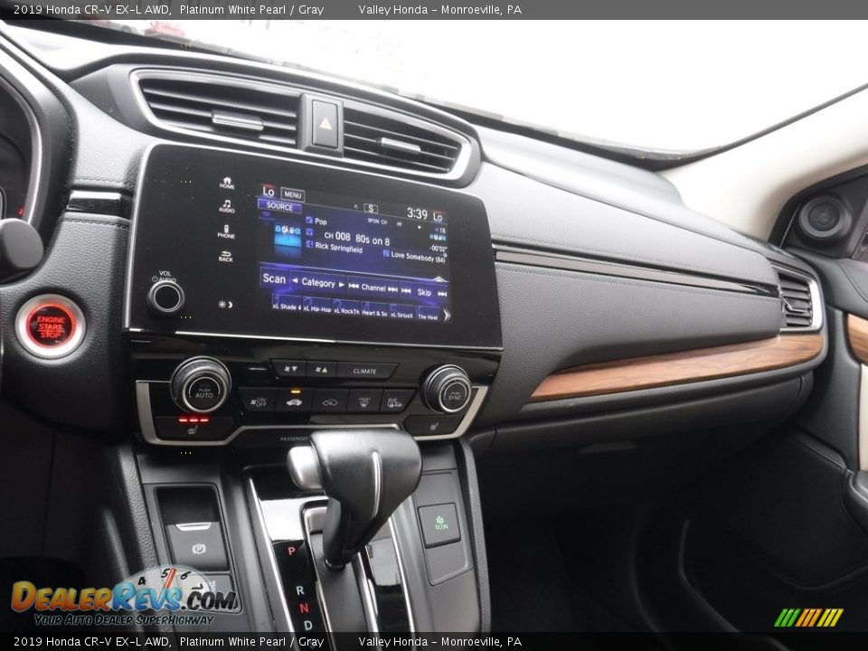 2019 Honda CR-V EX-L AWD Platinum White Pearl / Gray Photo #23