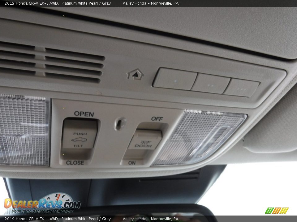 2019 Honda CR-V EX-L AWD Platinum White Pearl / Gray Photo #24