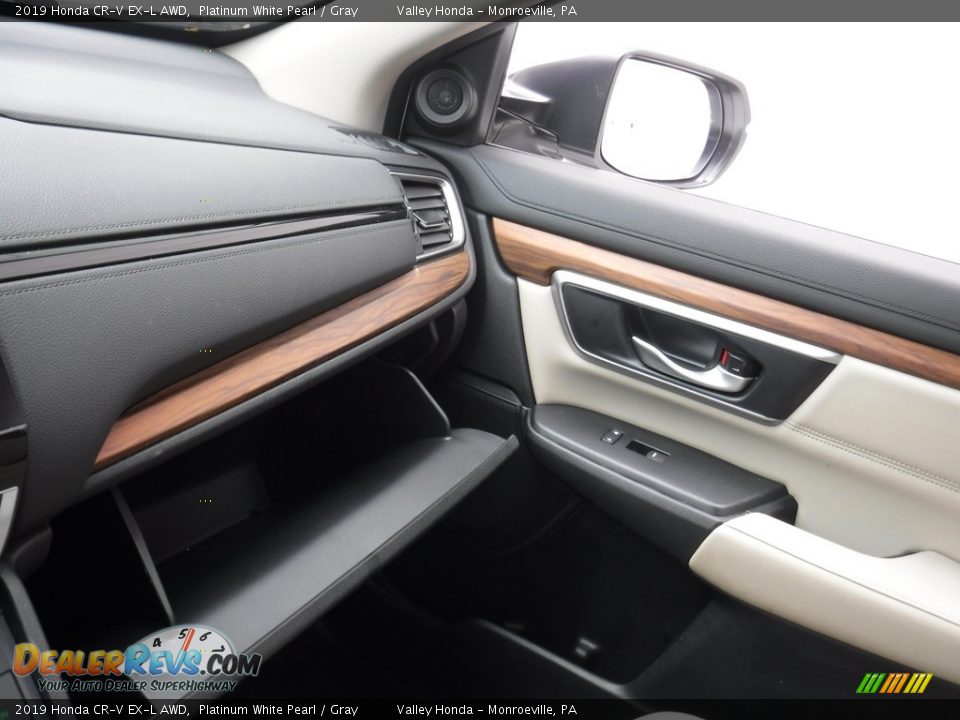 2019 Honda CR-V EX-L AWD Platinum White Pearl / Gray Photo #29