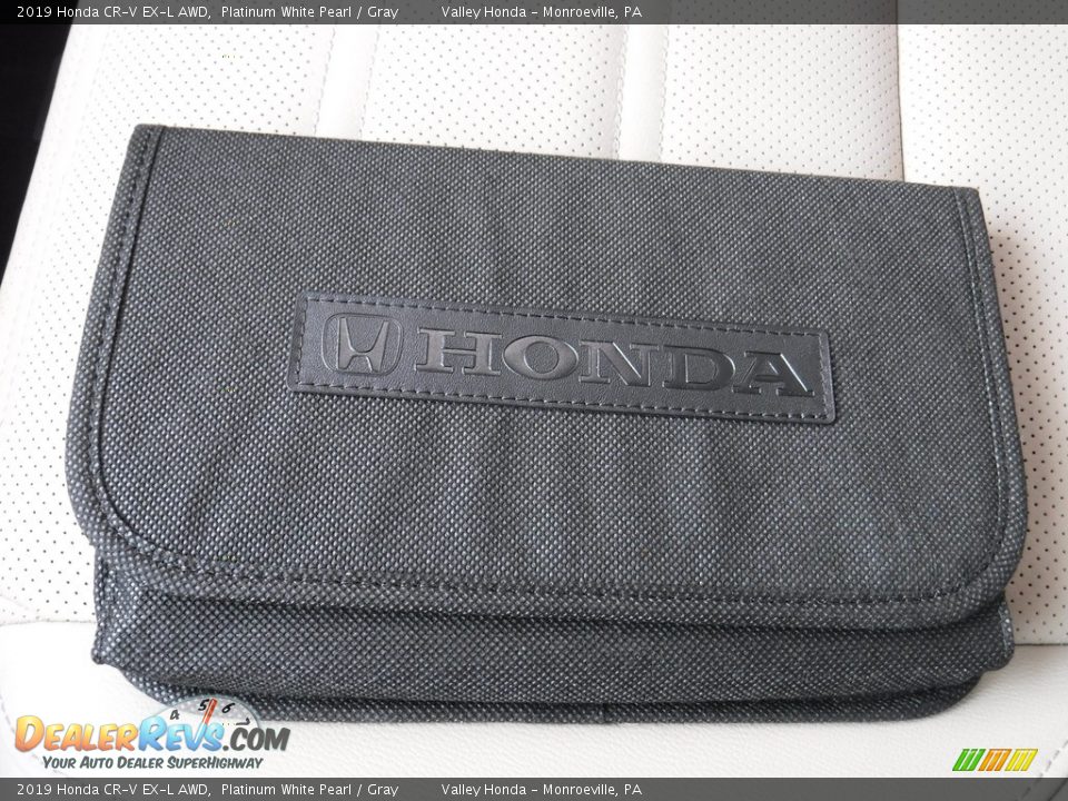 2019 Honda CR-V EX-L AWD Platinum White Pearl / Gray Photo #31