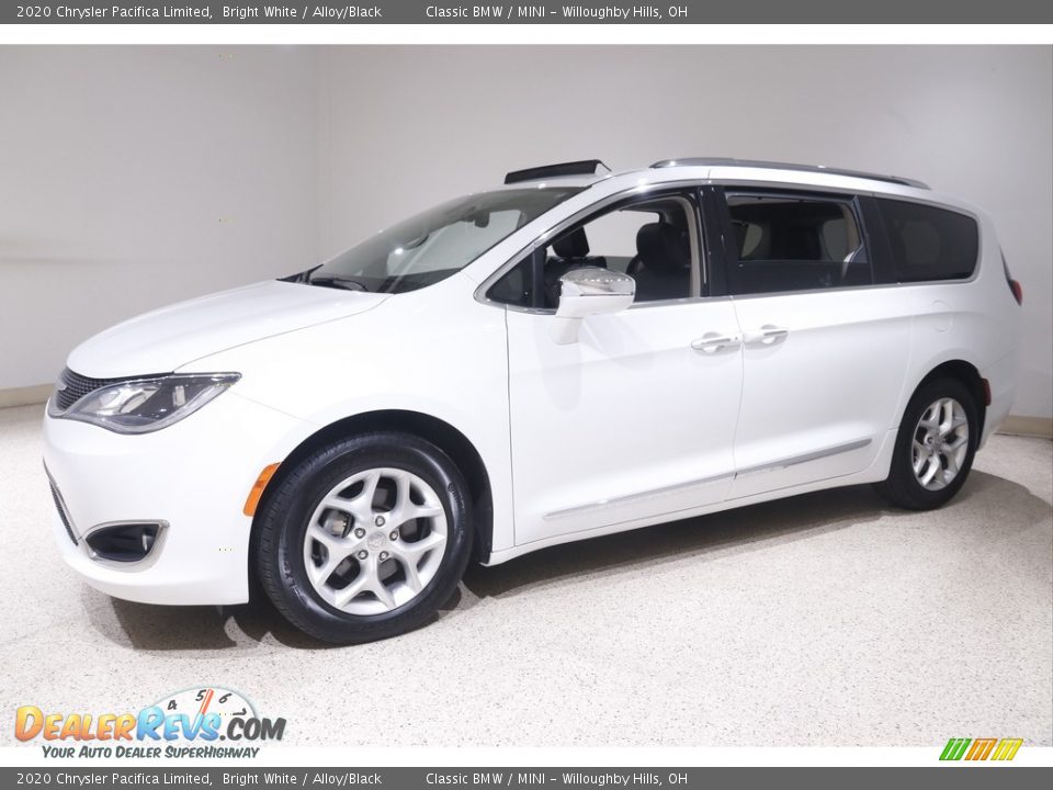 2020 Chrysler Pacifica Limited Bright White / Alloy/Black Photo #3