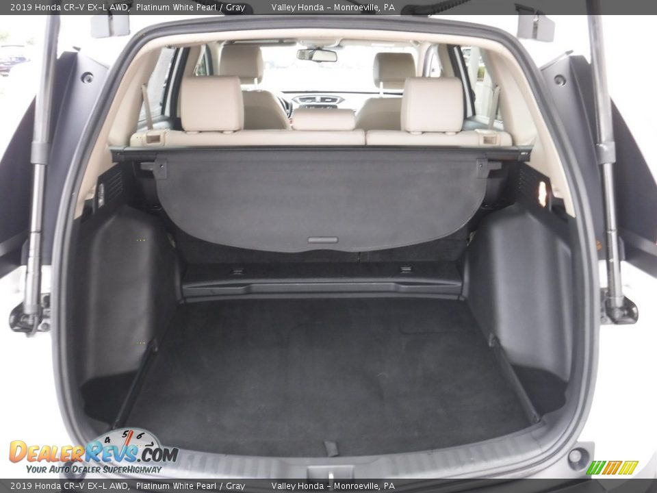 2019 Honda CR-V EX-L AWD Platinum White Pearl / Gray Photo #34