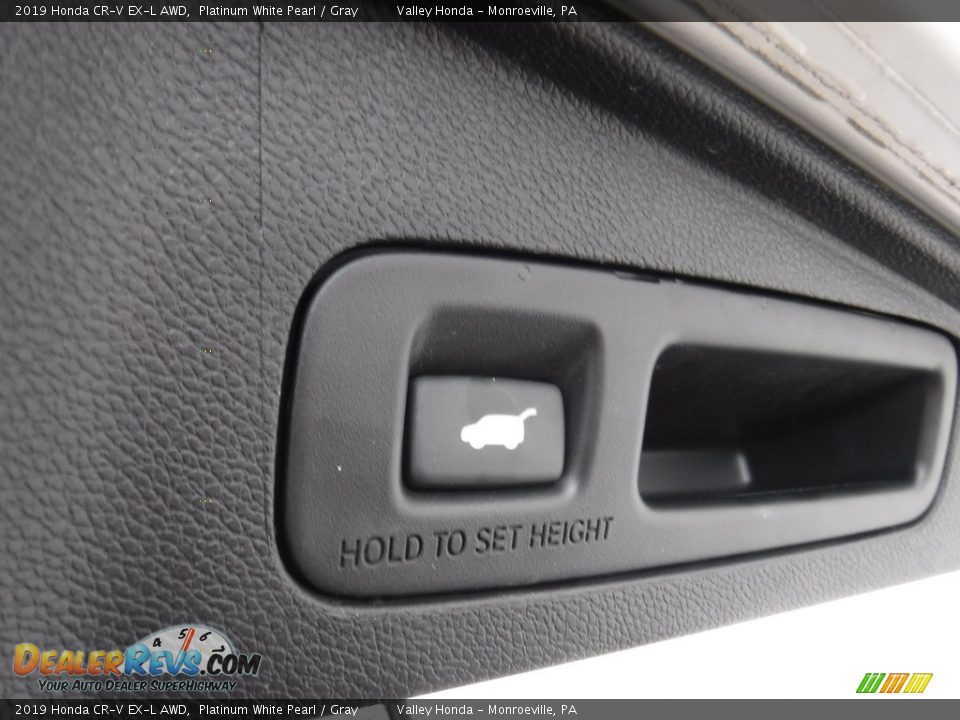 2019 Honda CR-V EX-L AWD Platinum White Pearl / Gray Photo #35