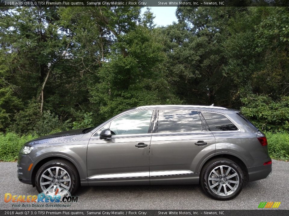 Samurai Gray Metallic 2018 Audi Q7 3.0 TFSI Premium Plus quattro Photo #1