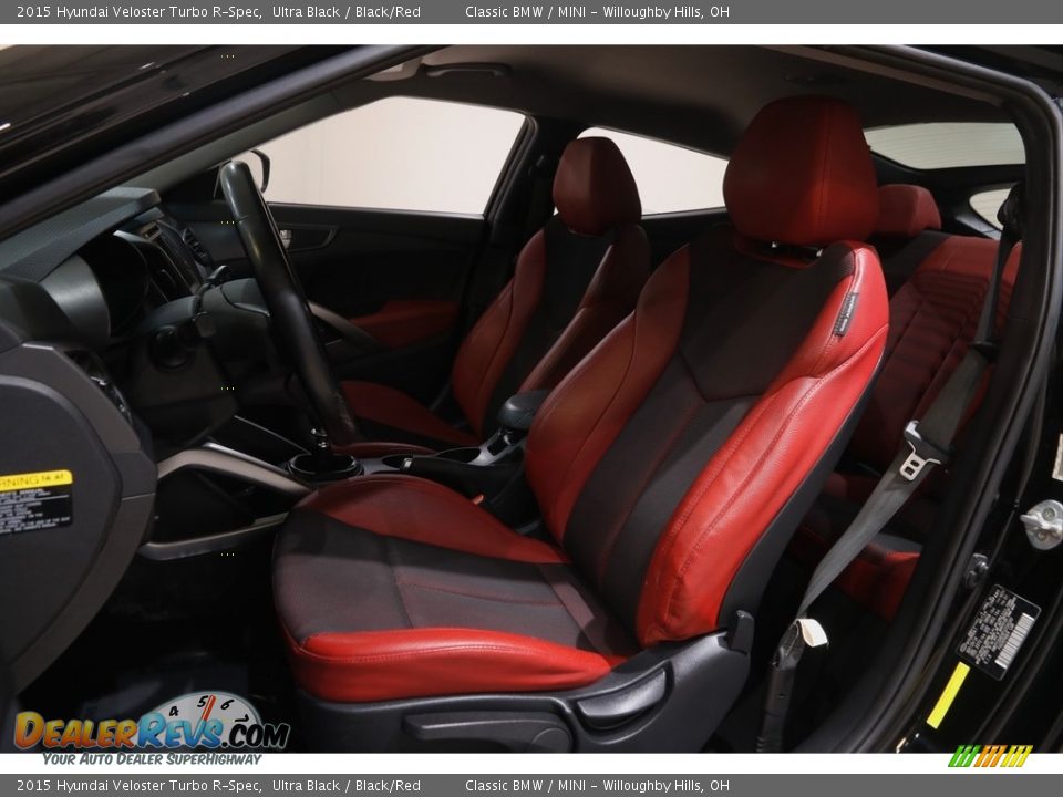 Front Seat of 2015 Hyundai Veloster Turbo R-Spec Photo #5