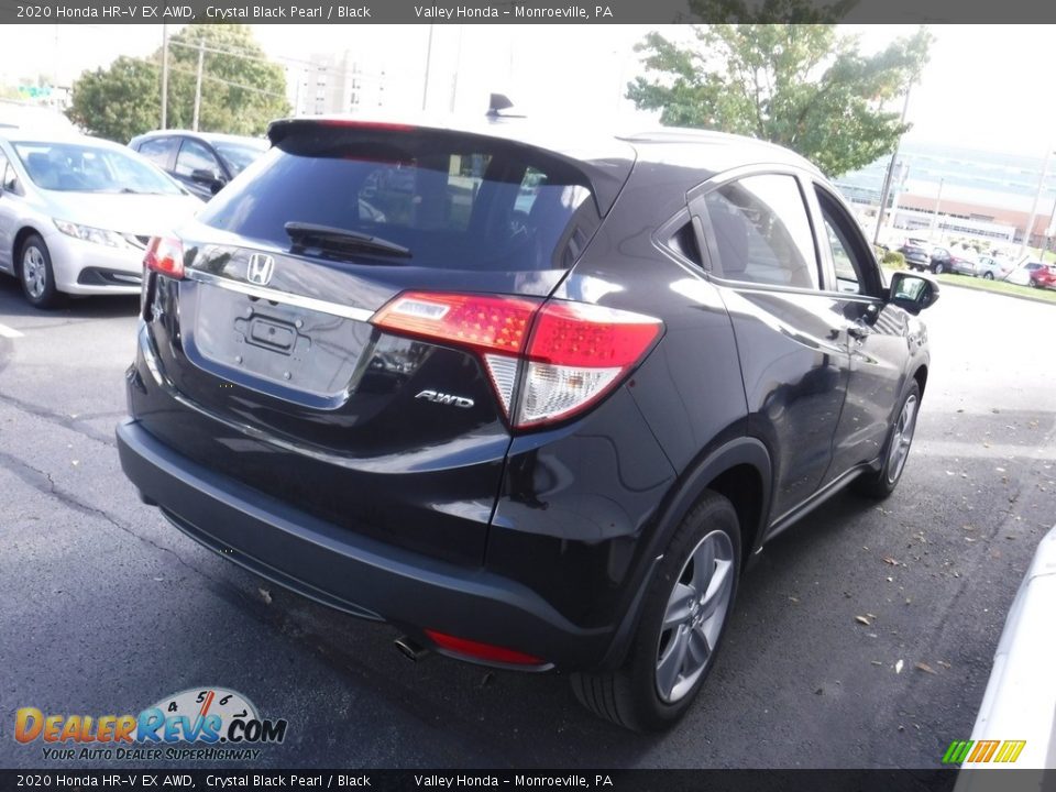 2020 Honda HR-V EX AWD Crystal Black Pearl / Black Photo #7