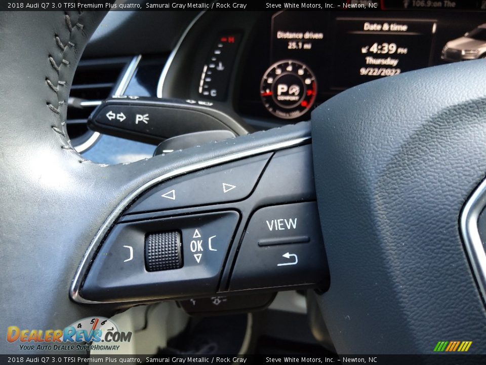 2018 Audi Q7 3.0 TFSI Premium Plus quattro Steering Wheel Photo #22
