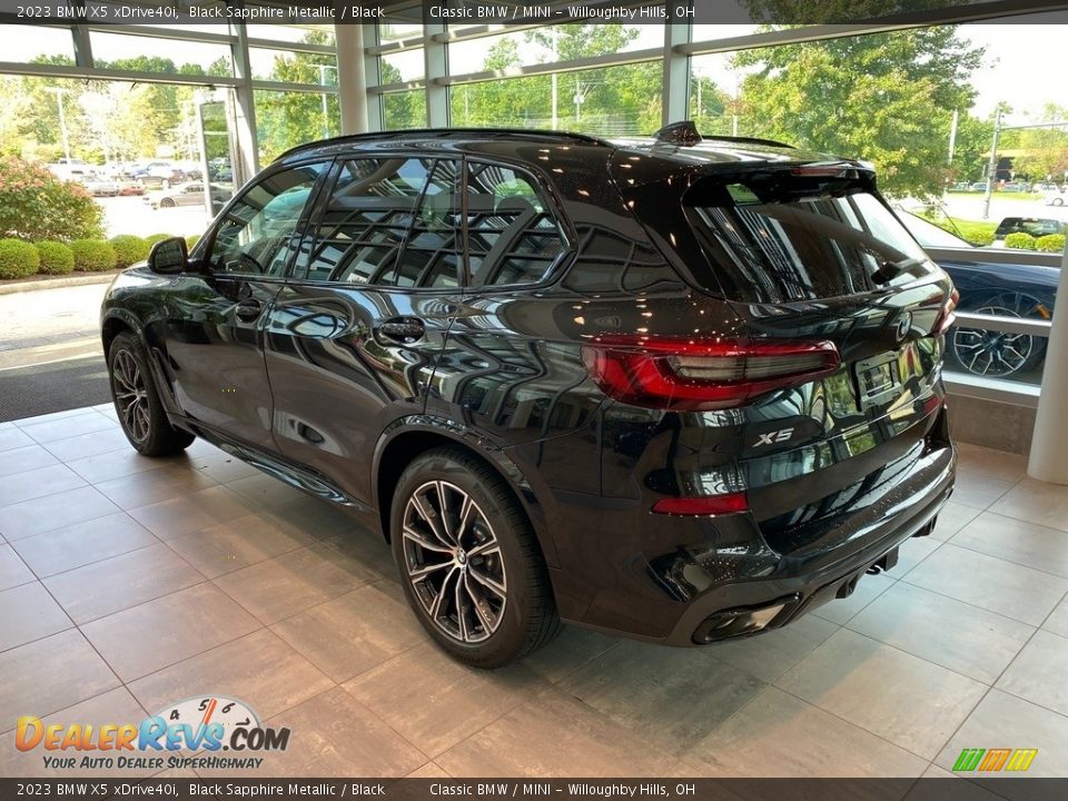 2023 BMW X5 xDrive40i Black Sapphire Metallic / Black Photo #2