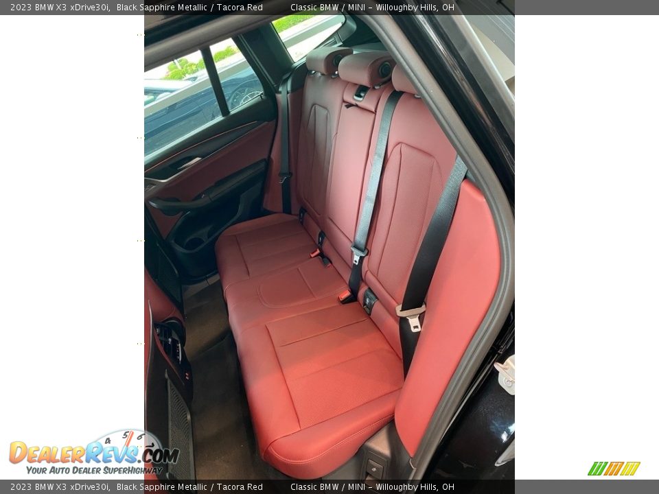 Rear Seat of 2023 BMW X3 xDrive30i Photo #5