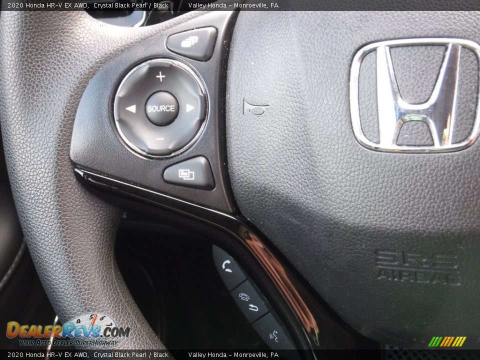 2020 Honda HR-V EX AWD Crystal Black Pearl / Black Photo #22