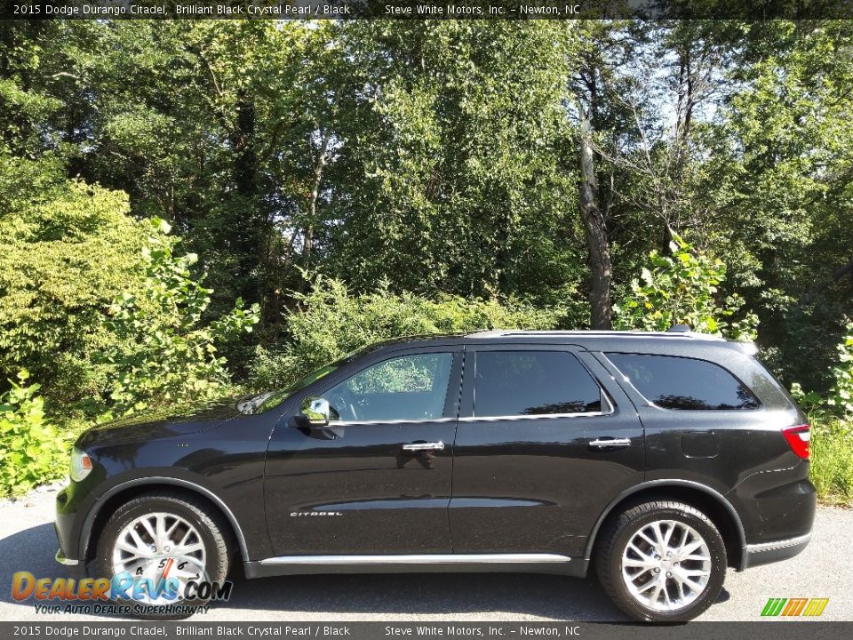 Brilliant Black Crystal Pearl 2015 Dodge Durango Citadel Photo #1