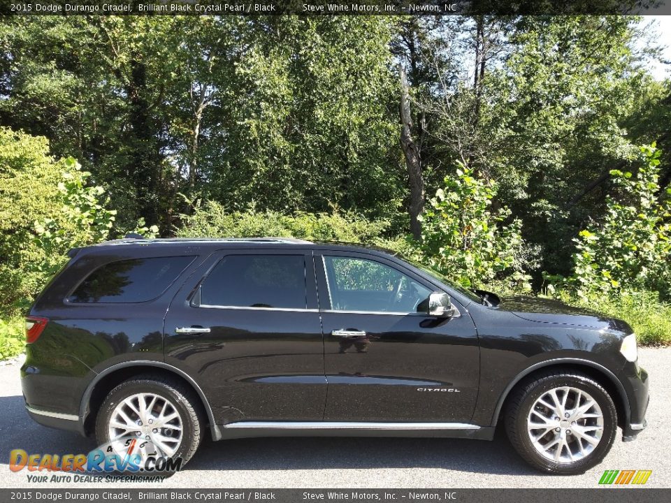 Brilliant Black Crystal Pearl 2015 Dodge Durango Citadel Photo #7