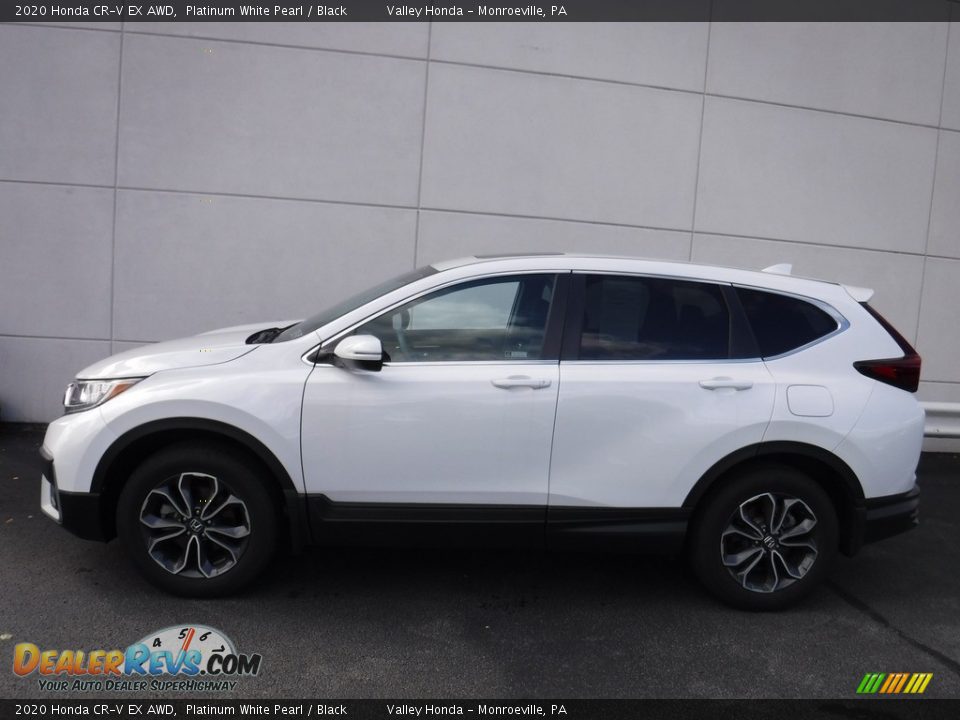 2020 Honda CR-V EX AWD Platinum White Pearl / Black Photo #5